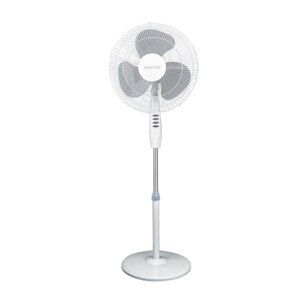 Smartlife VENTILADOR DE PIE BLANCO| 3 VELOCIDADES| | 40 cm | 45W