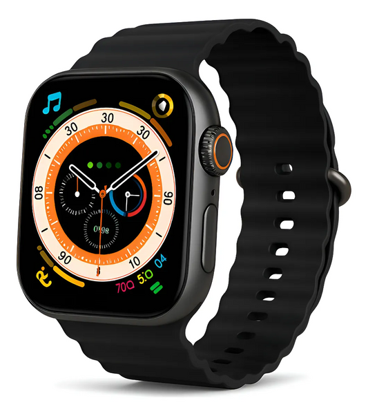 Smartwatch C800 Ultra Pantalla 1.99” | Reloj Inteligente Blanco y Negro