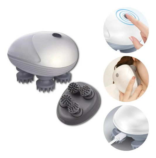 Mini Vibrador Masajeador de Cabeza Eléctrico Recargable