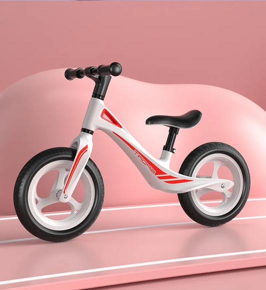 Bicicleta de Equilibrio Infantil Sin Pedales con Cubiertas de Aire – Rojo