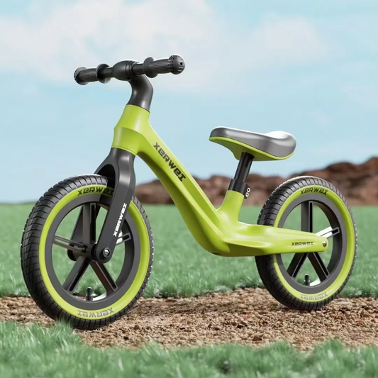 Bicicleta De Equilibrio Sin Pedales Tipo Chivita Xervei - Verde Lima