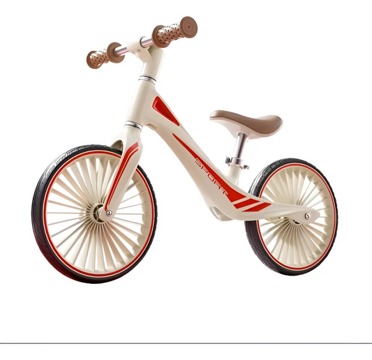 Bicicleta de Equilibrio Infantil sin Pedales – Tipo Chivita Sport Crema
