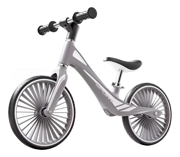 Bicicleta de Equilibrio Infantil sin Pedales – Tipo Chivita Sport Gris