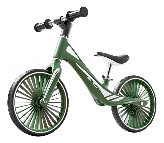 Bicicleta de Equilibrio Infantil sin Pedales – Tipo Chivita Sport Verde musgo