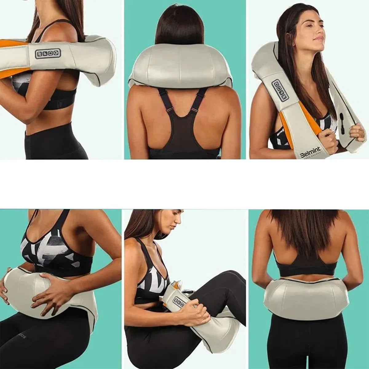 Masajeador Eléctrico Cervical y Espalda | Cuello, Hombros, Piernas y Lumbar