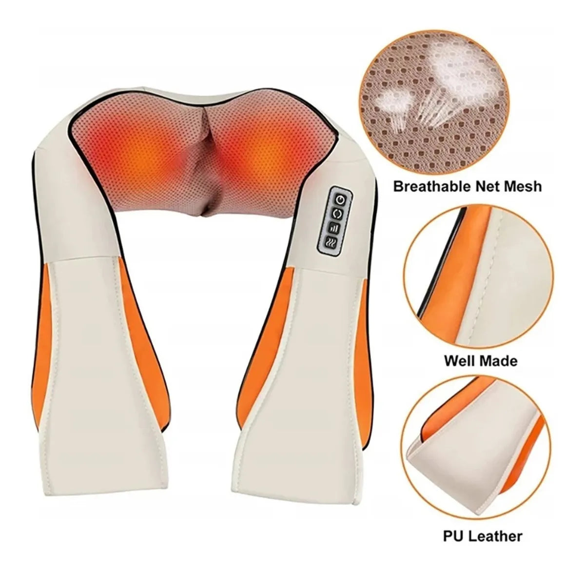 Masajeador Eléctrico Cervical y Espalda | Cuello, Hombros, Piernas y Lumbar