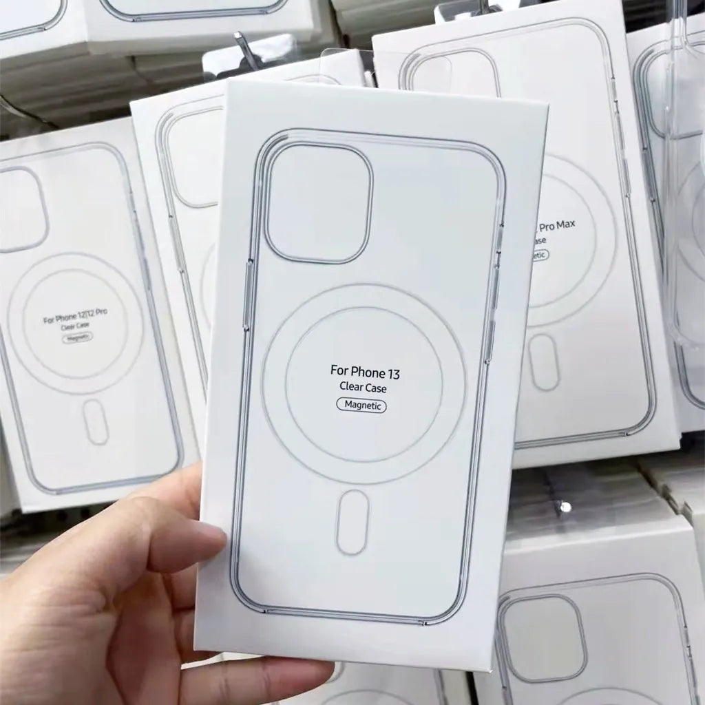 Case Funda Estuche de TPU Transparente MagSafe para iPhone