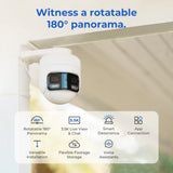 Cámara Cableada Xiaomi Imilab Ec6 Panorama Día Noche Ip66 344° 3,5K