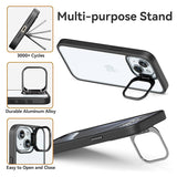 Protector Rígido iPhone Bordes Negros Con Protectores