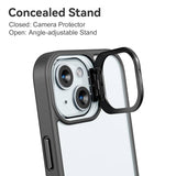 Protector Rígido iPhone Bordes Negros Con Protectores