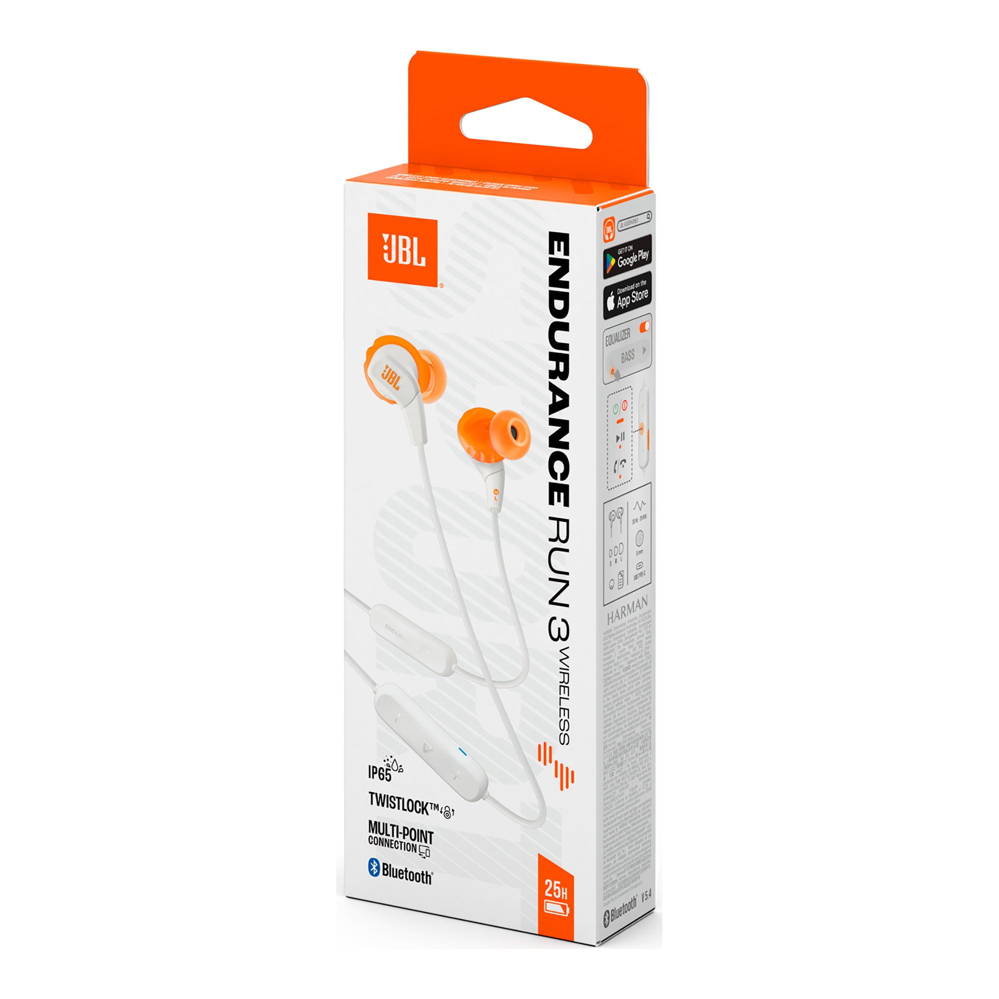 Auriculares Inalámbricos Bluetooth Jbl Endurance Run 3 IP65 8mm