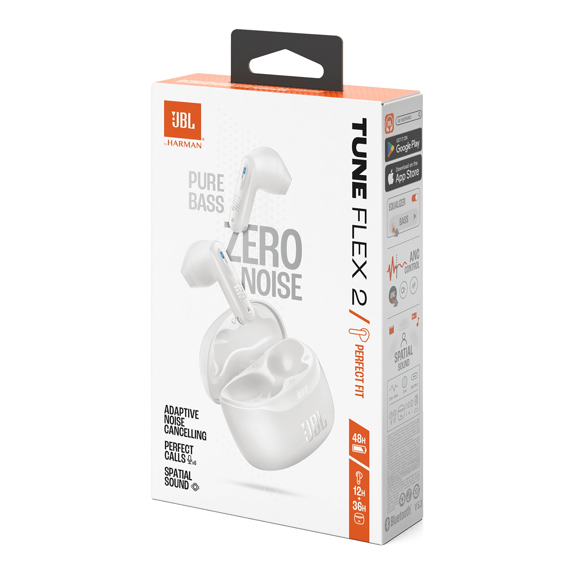 Auriculares Inalámbricos Bluetooth Jbl Tune Flex 2 IP54 12mm