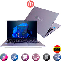 Notebook KiraBook 15,6'' Core I7 32gb 512gb Win11 Pro