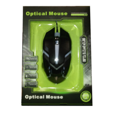 Mouse Óptico Gaming Coolmax RGB 1600 dpi