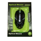 Mouse Óptico Gaming Coolmax RGB 1600 dpi