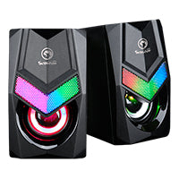 Parlantes Gaming Usb Pc Marvo Sg-118 Led 6w