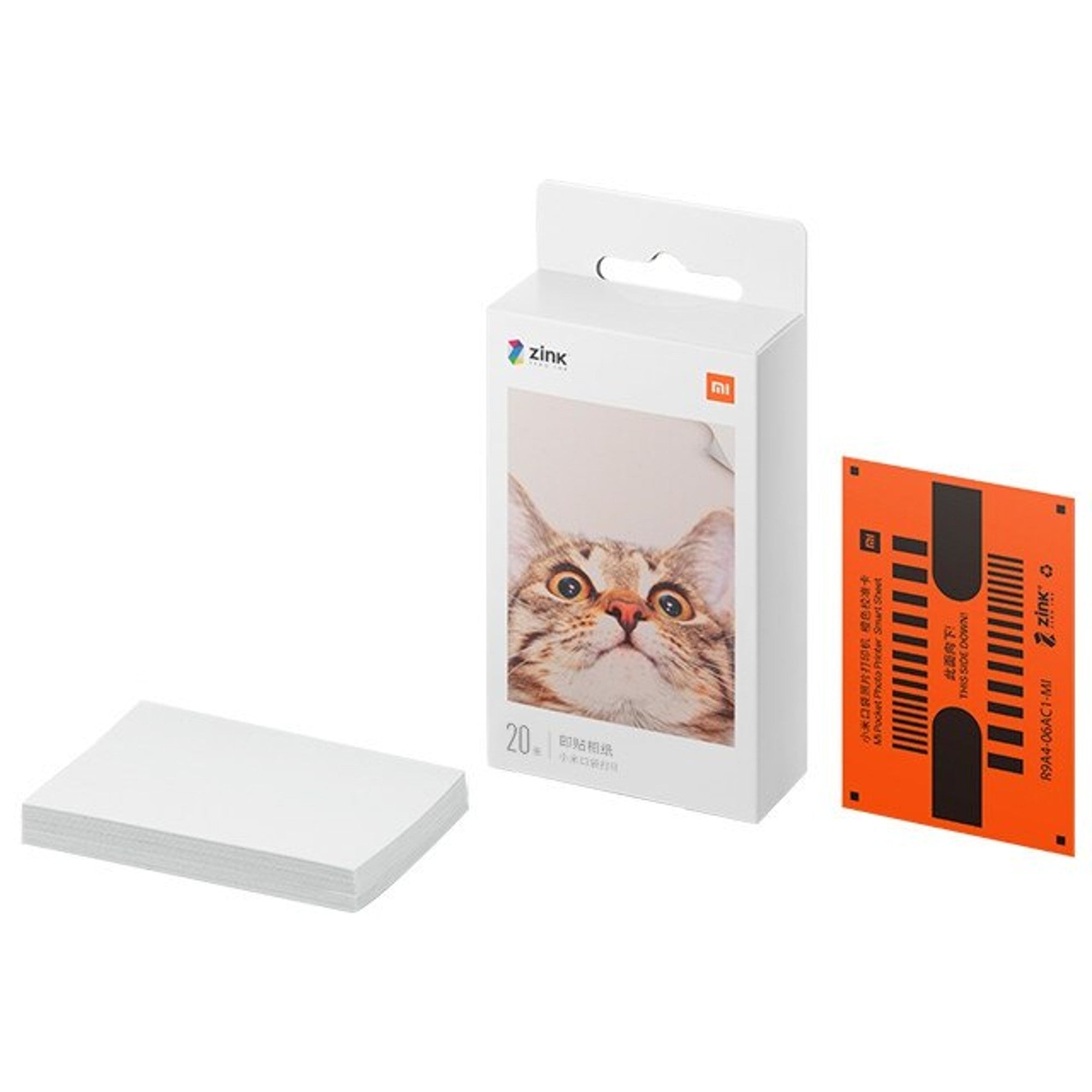 Papel Fotográfico Xiaomi Pack x20 Para Impresora Portátil