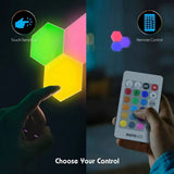 Módulos LED RGB Hexagonales Táctiles con Control Remoto – Pack x3