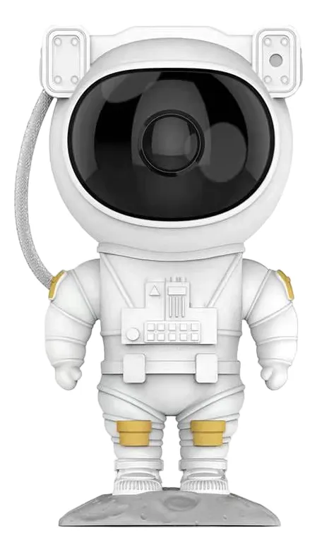 Proyector Astronauta Galaxia y Estrellas | Luz Nocturna LED Blanco