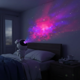 Proyector Astronauta Galaxia y Estrellas | Luz Nocturna LED Blanco