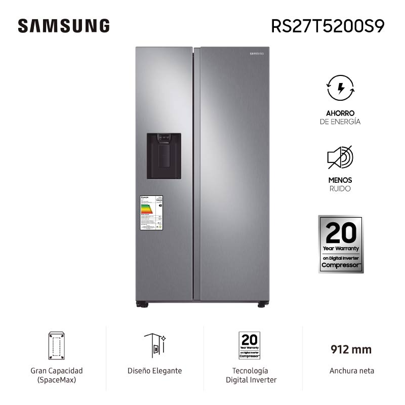Samsung REF. INVERTER | SIDE BY SIDE INOX