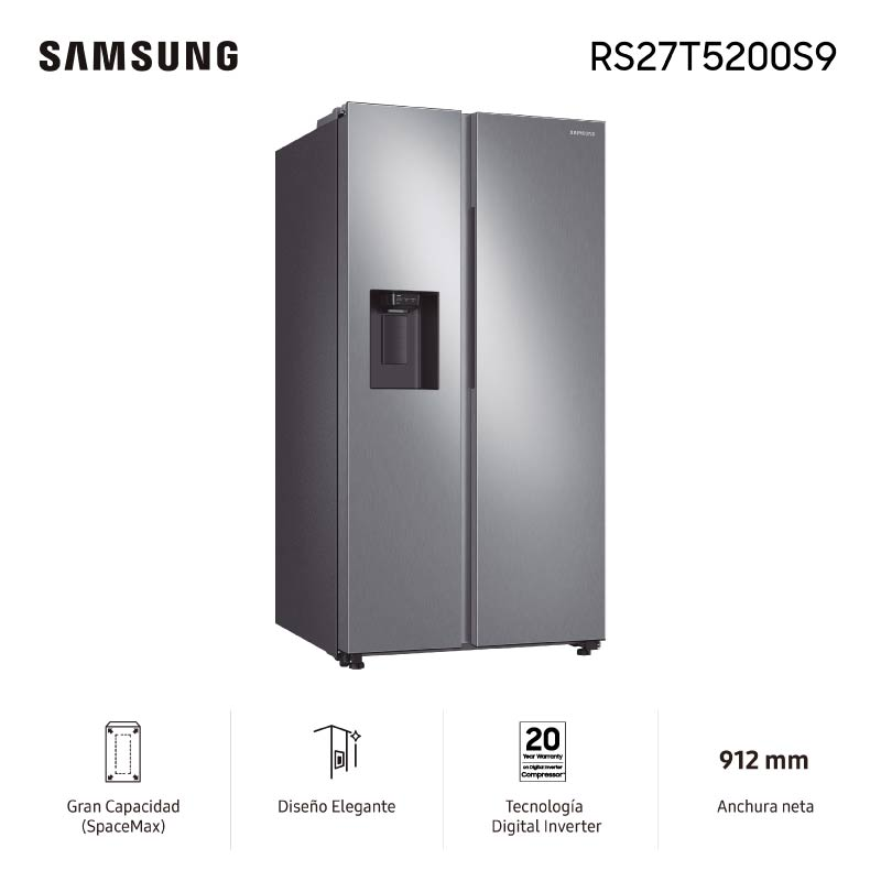 Samsung REF. INVERTER | SIDE BY SIDE INOX