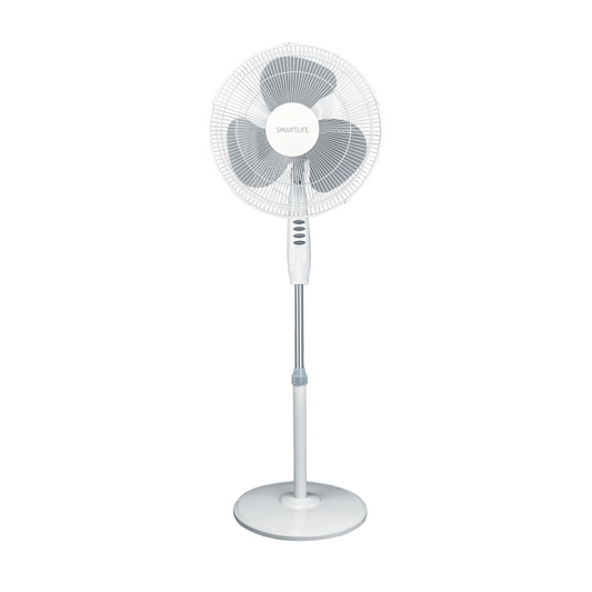 Smartlife VENTILADOR DE PIE BLANCO| 3 VELOCIDADES| | 40 cm | 45W