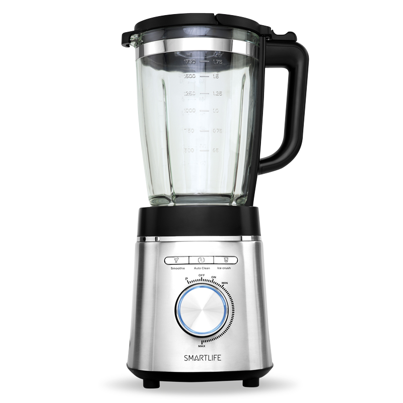 Smartlife LICUADORA VASO VIDRIO INOX | 1.75 L | 1400 W