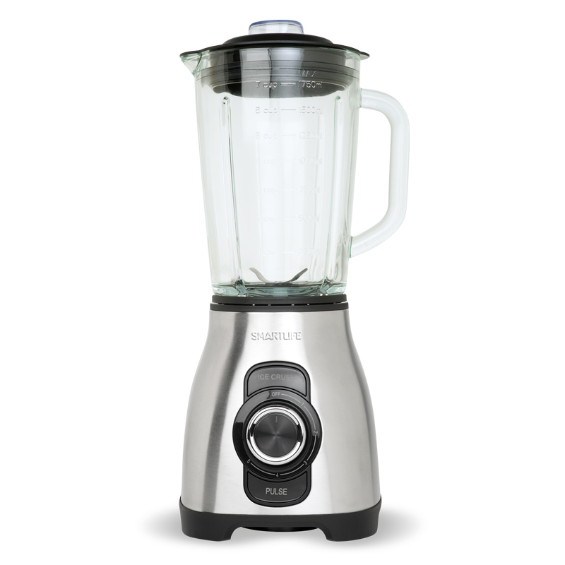 Smartlife LICUADORA VASO VIDRIO INOX | 1.75 L | 800 W
