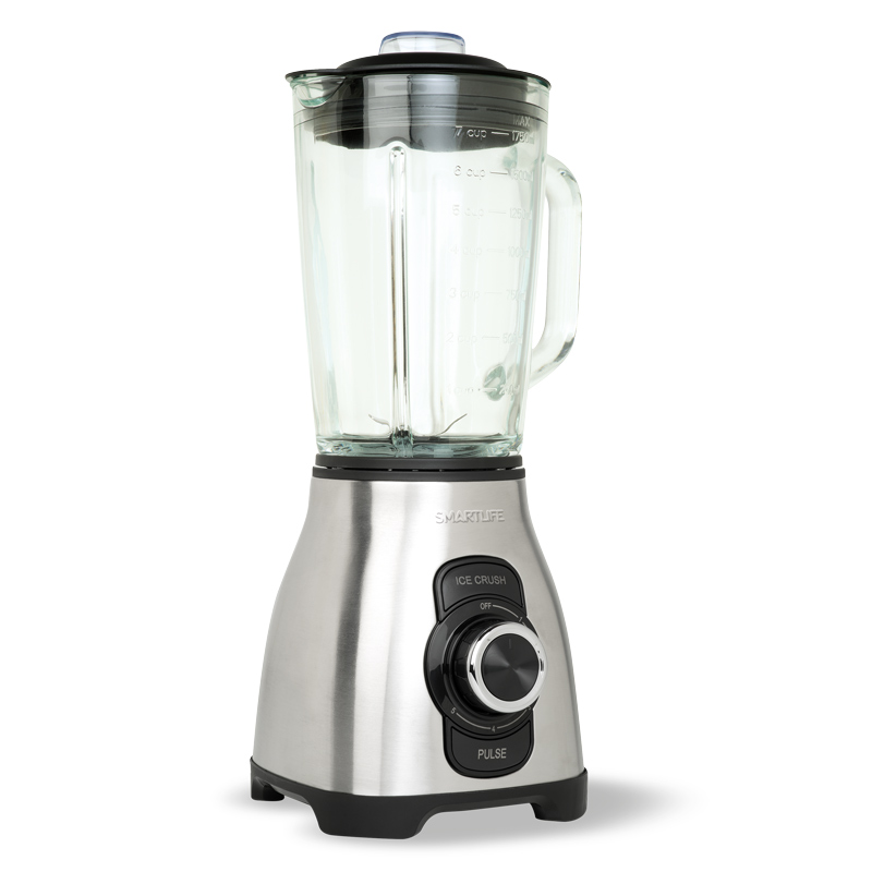 Smartlife LICUADORA VASO VIDRIO INOX | 1.75 L | 800 W