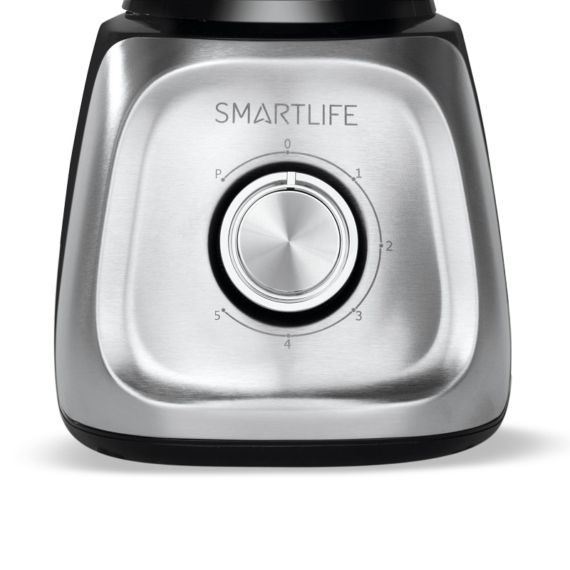 Smartlife LICUADORA VASO VIDRIO INOX | 1 L | 600 W