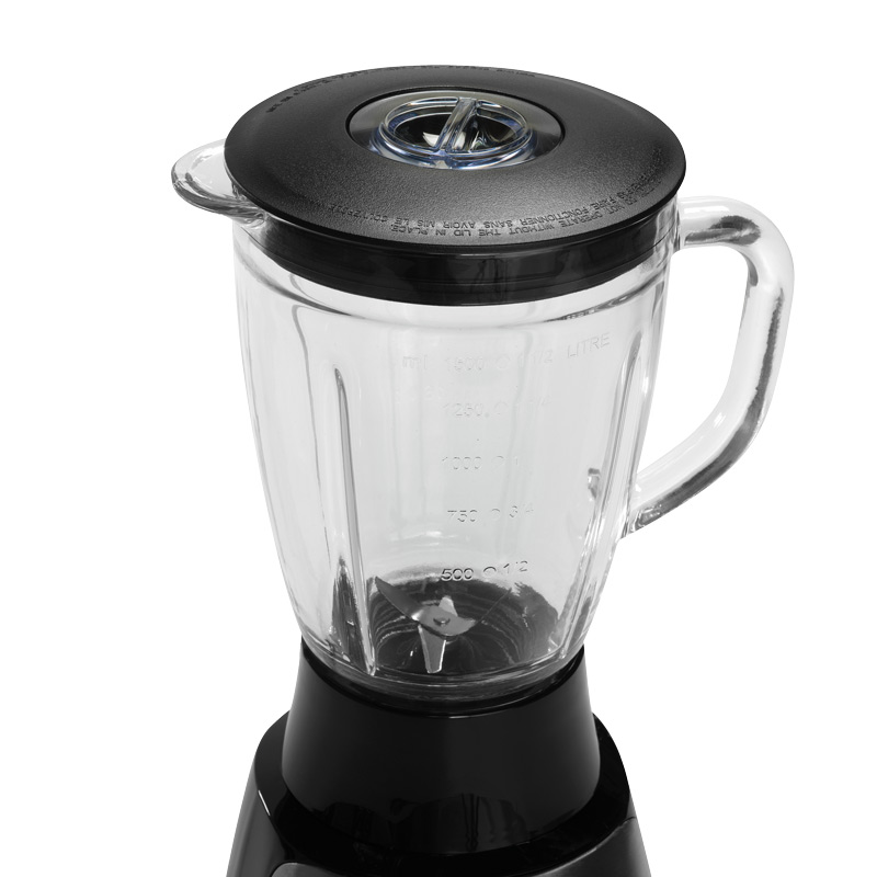 Smartlife LICUADORA VASO VIDRIO INOX | 1 L | 600 W