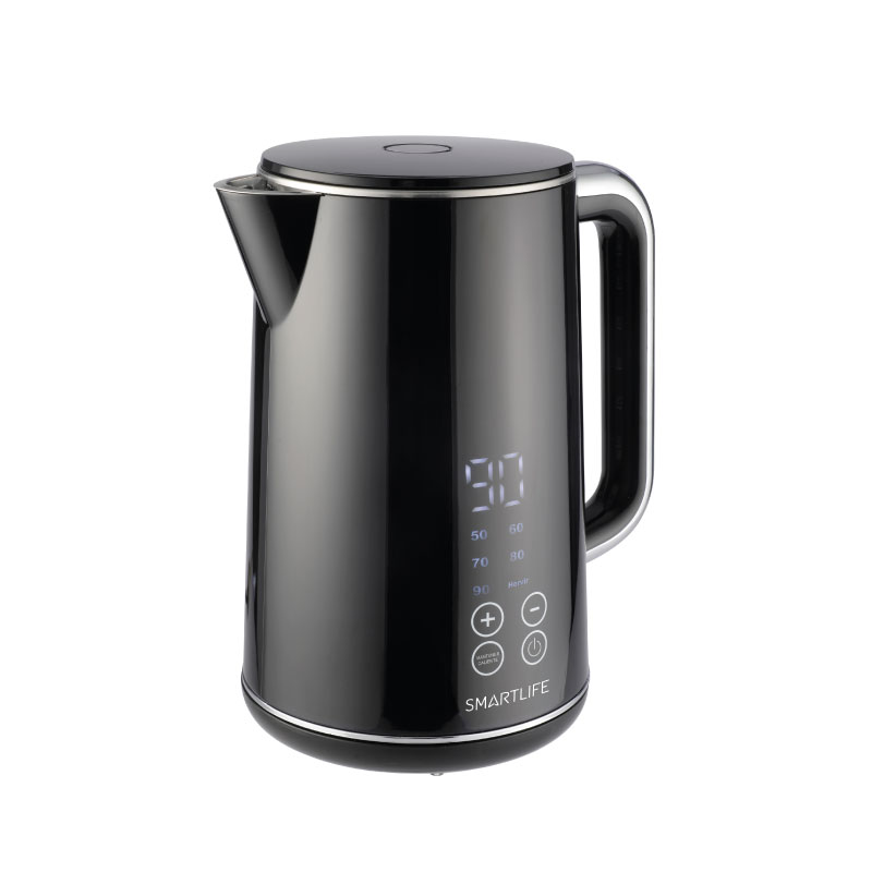 Smartlife JARRA ELÉCTRICA DIGITAL NEGRA | 1.7 L |1850 ~ 2200 W