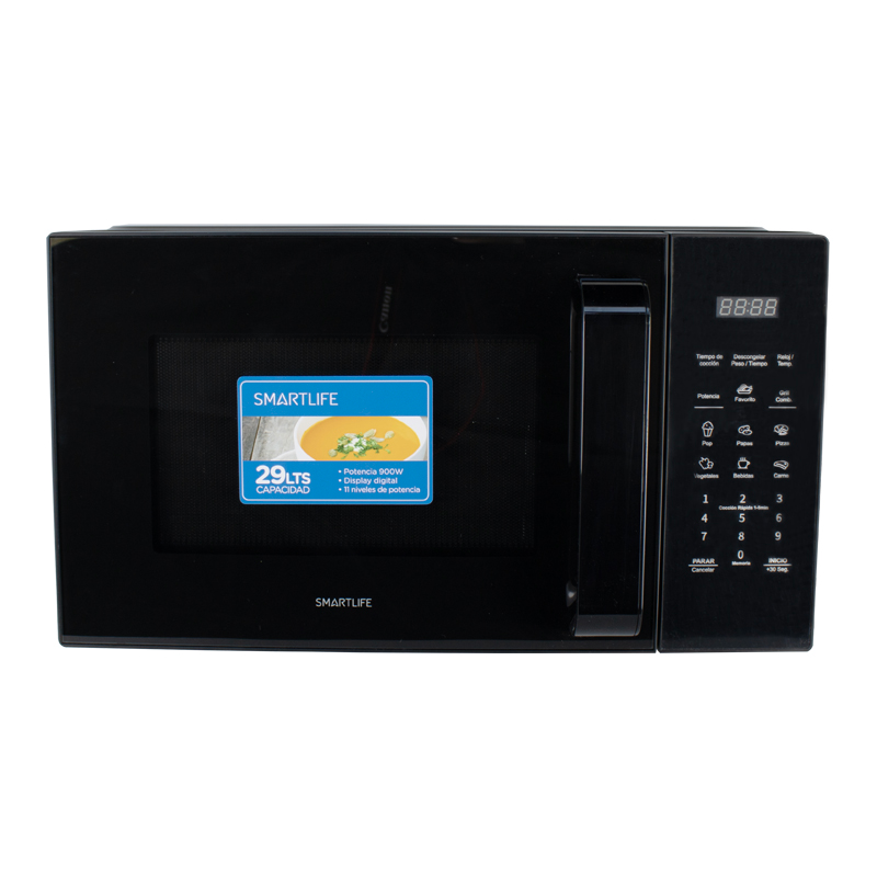 Smartlife MICROONDAS C/ GRILL 29 L | DIGITAL | NEGRO