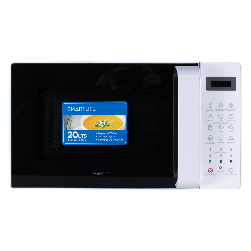 Smartlife MICROONDAS 20 L | DIGITAL | BLANCO
