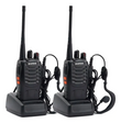 Kit x2 Handy Baofeng BF-888S Walkie Talkie UHF 16 Canales + Auricular
