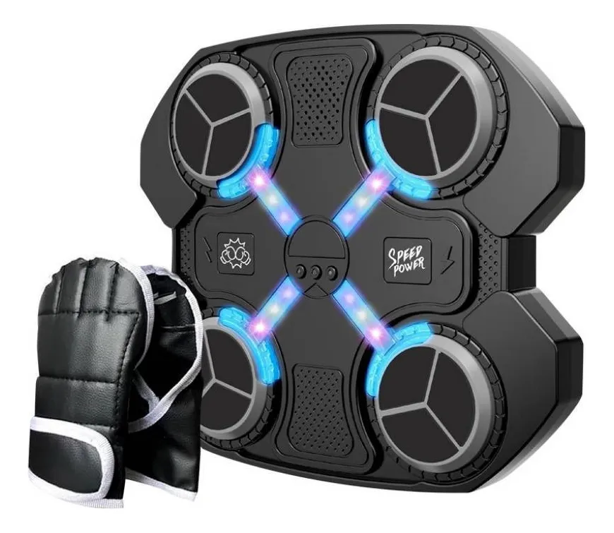 Máquina de Boxeo Infantil con Música y Luces | Juguete Deportivo 4 objetivos