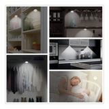 Set x3 Luces LED Inalámbricas con Control Remoto | Regulables Blanco