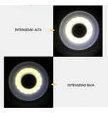 Set x3 Luces LED Inalámbricas con Control Remoto | Regulables Blanco