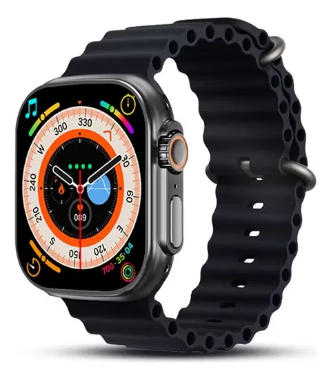 Smartwatch C800 Ultra Pantalla 1.99” | Reloj Inteligente Blanco y Negro