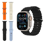 Smartwatch Ultra T20 Con 4 Mallas Intercambiables