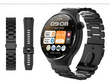 Reloj Inteligente Smartwatch Sport HW10 Pro Con 2 Mallas Int Negro Milanés Beige
