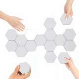 Panel LED Hexagonal Blanco Frío Táctil 6 Módulos Eléctrico