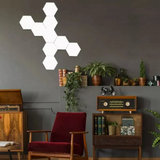 Panel LED Hexagonal Blanco Frío Táctil 6 Módulos Eléctrico