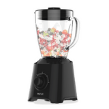 Smartlife LICUADORA VASO VIDRIO  NEGRA | 1.5 L | 400 W