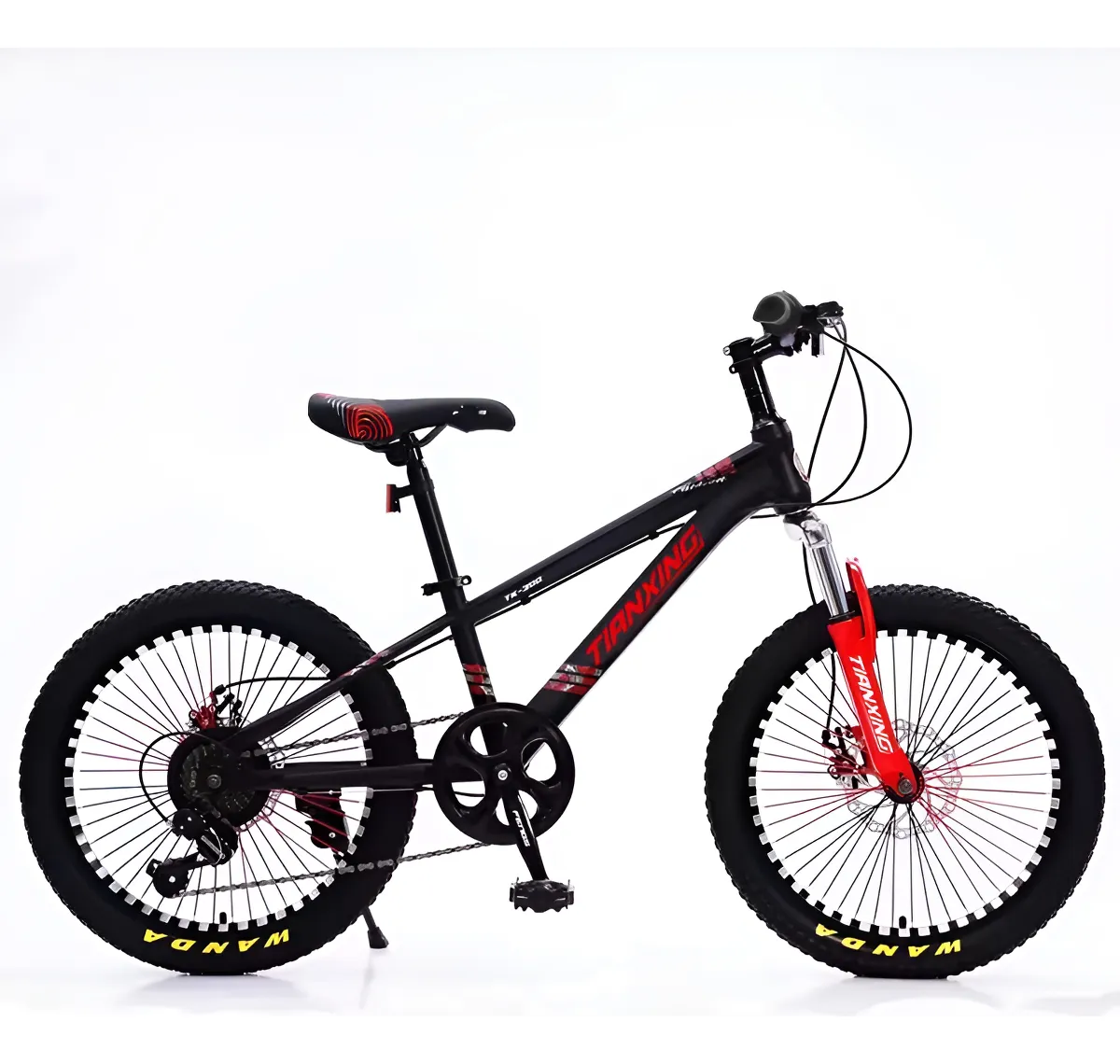 Bicicleta de Montaña Rodado 20 – 7 Cambios Shimano + Frenos de Disco – Negro