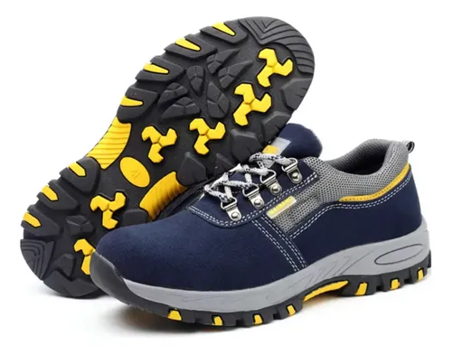 Zapato de Trabajo con Puntera de Acero – Calzado de Seguridad - Azul