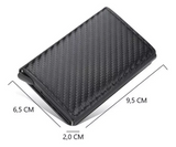 Tarjetero Antirrobo Rfid Slim Protect Future - Azul Oscuro