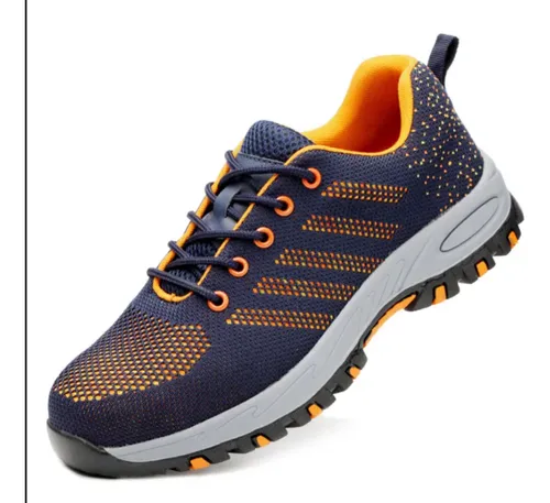 Zapato de Trabajo con Puntera de Acero – Calzado de Seguridad - Azul Marino
