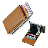 Tarjetero Anti Clonación - Marrón